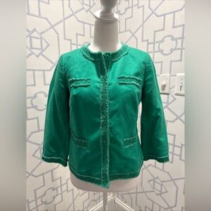 Talbots Linen Blend Blazer